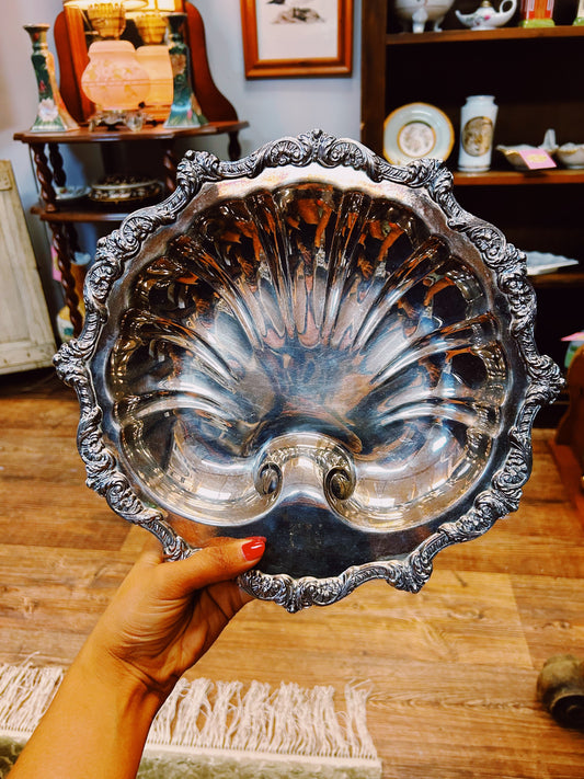 Silver Shell Tray