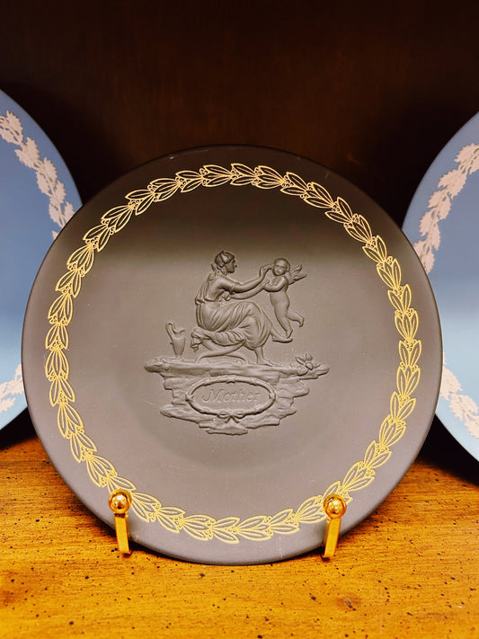 Black Wedgewood Plate