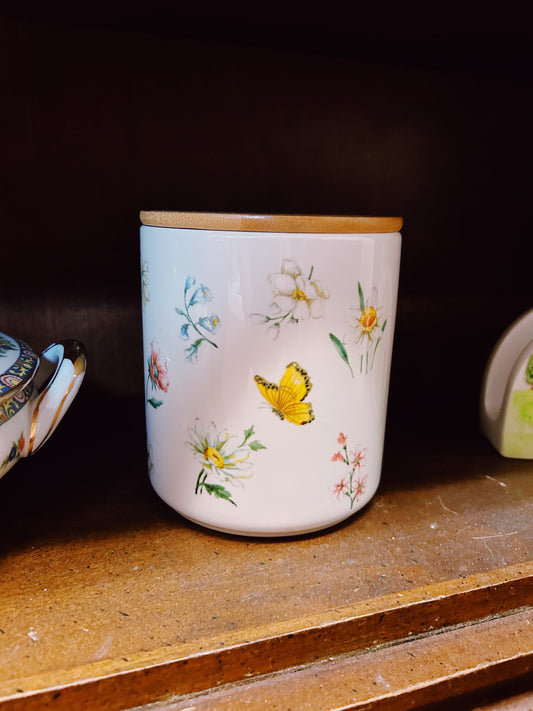 Floral Canister