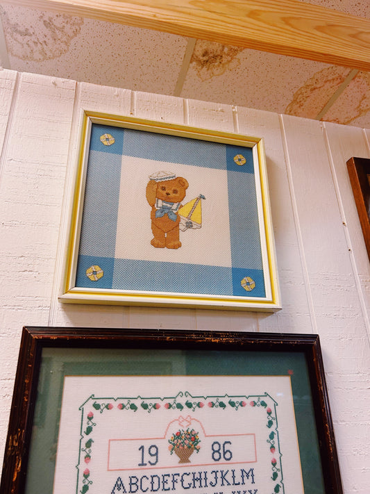 Teddy Cross Stitch