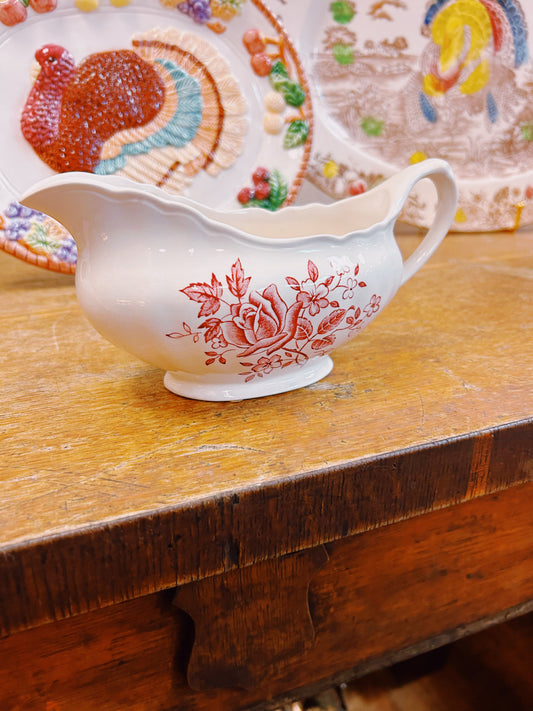 Staffordshire Gravy Boat