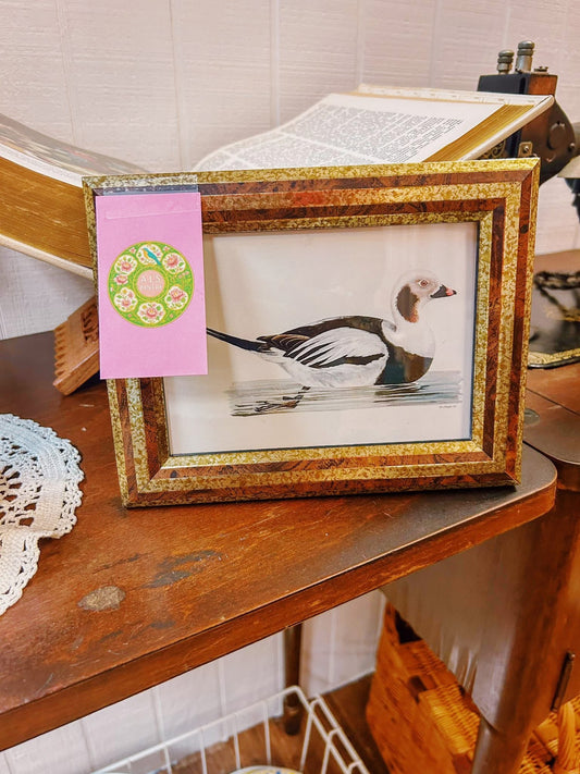 Gold Framed Duck Print